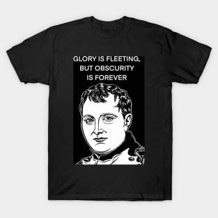 NAPOLEON quote .4 - ink portrait T-Shirt